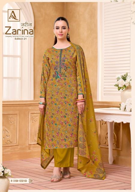 Alok suit zarina-21 delhi dress materials wholesale
